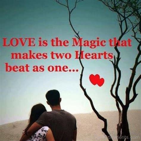 Magic moment when two hearts are caring